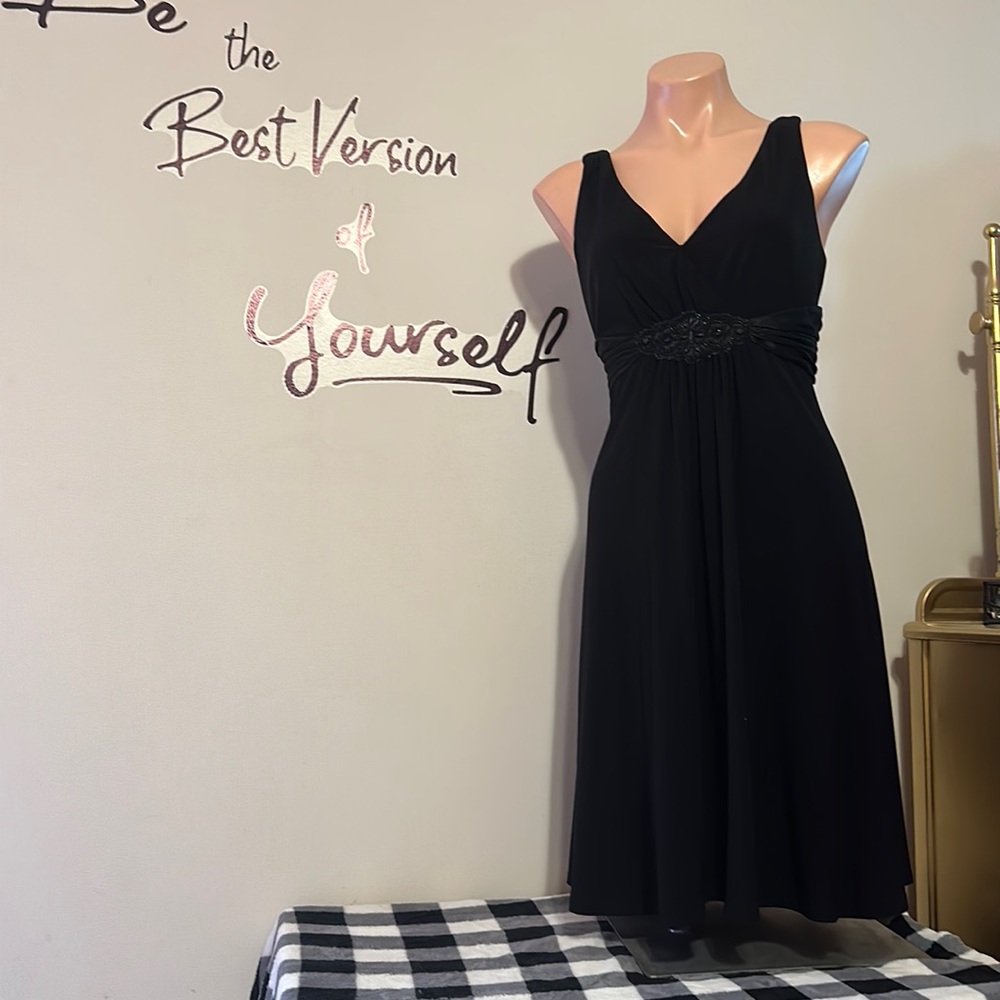 Black cocktail dress